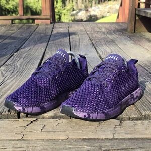 NOBULL Midnight Purple Tie Dye Mesh Runner Shoes Womens Sz 10